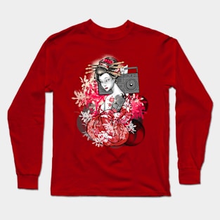 GEISHA BOOMBOX BLOOM Long Sleeve T-Shirt